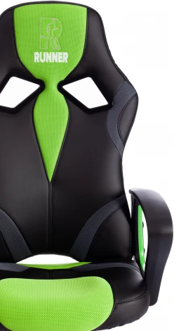 Кресло RUNNER Tetchair (Черный,Зеленый).