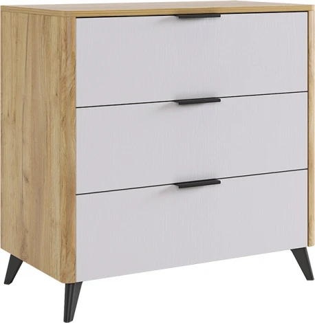 Адам Комод, цвет дуб крафт золотой/белое дерево Mebelson (арт.MSA-02.2563)