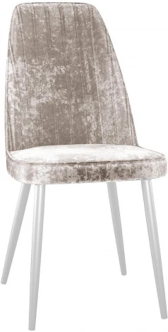 Стул DikLine 326 M02 бежевый, ножки белые арт.00-00073762