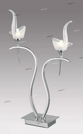 Интерьерная настольная лампа N-Light TX-0652 TX-0652/2 satin chrome