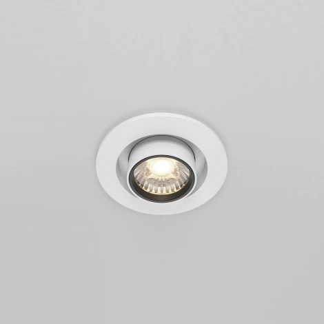 Встраиваемый светильник Maytoni Hidden DL045-01-10W4K-W (LED, 220V, круглые)