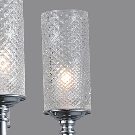 Подвесная люстра ILLUMICO IL8683-6P-10 CR (220V, на цепи)