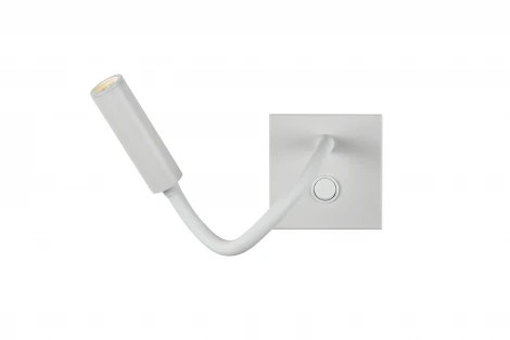 Бра на гибкой ножке для чтения iLedex Telescope 6411 WH (220V, выключатель)