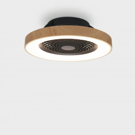 Потолочная люстра светодиодная с вентилятором Mantra Tibet 7127 (регулировка яркости, 220V, пульт управления, круглые)