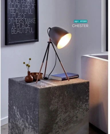 Интерьерная настольная лампа Eglo Chester 49385