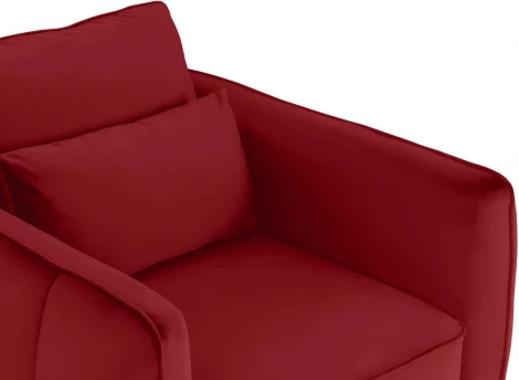 Кресло Amsterdam ОГОГО (арт.342703), (Ткань/Бордовый)