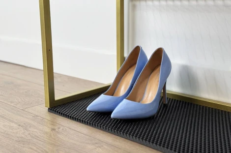 Обувница Вельвет Mebelson (ЛДСП,МДФ,Металл/Светлое дерево,Белый,Золотой) арт.173128,3326