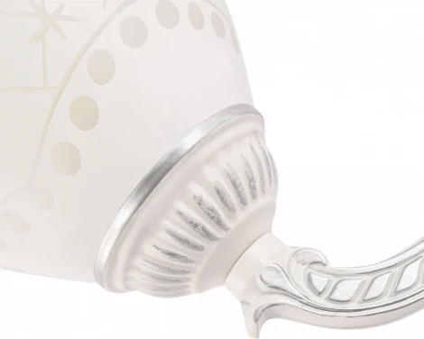Бра с выключателем Arte Milano AM343837 343837/2W WT+SL (220V)