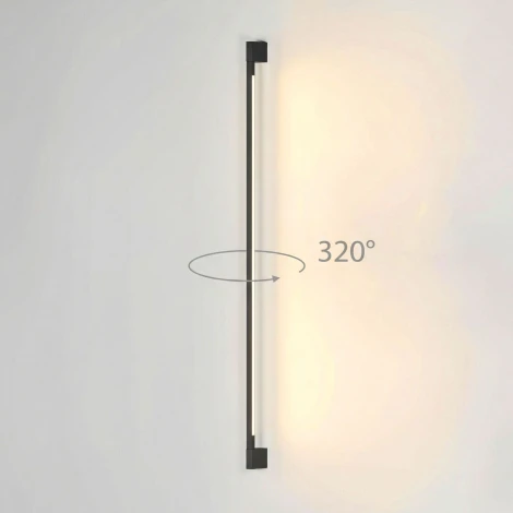 Настенный светильник уличный светодиодный поворотный Elektrostandard Argos 35121/D 3000K черный