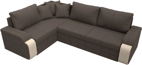 Диван угловой Николь левый угол Лига Диванов (Рогожка) арт.126001L
