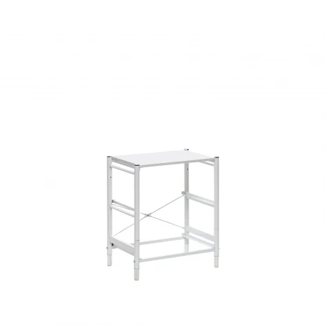 Комод Leset Нирита/Хайди, 2 ящика, Белый (Сталь,Экокожа/Белый) арт.2500000209635