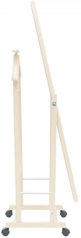 Вешалка костюмная с зеркалом на колесах В 24Н слоновая кость от фабрики Mebelik