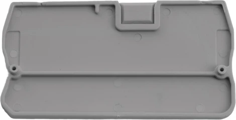 Торцевая заглушка для ЗНИ (серый) Stekker 49265