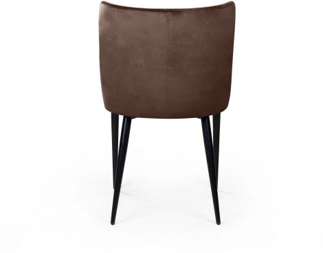 Стул JAZZ ромб, бархат коричневый 12/черный конус Top Concept 80895