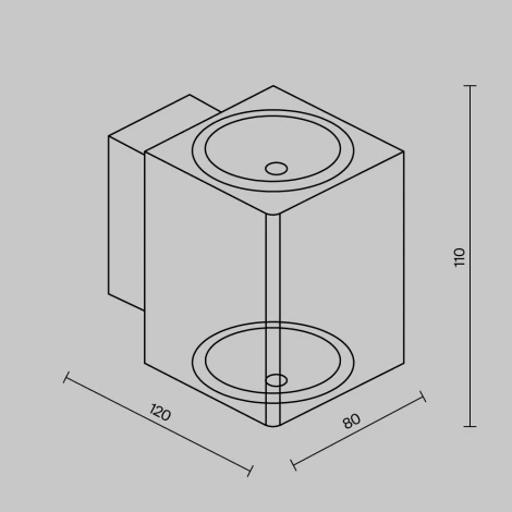 Архитектурная подсветка светодиодная Maytoni Outdoor Block O507WL-L10W3K