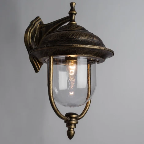 Настенный фонарь уличный Arte Lamp Barcelona A1482AL-1BN