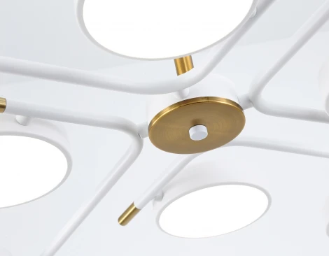 Потолочная люстра светодиодная на штанге с регулировкой цветовой температуры Ambrella COMFORT FL516338 (220V)