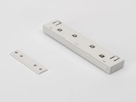 Коннектор прямой для встраиваемых шинопроводов Lumker SY-LINK-CN-DT-WH