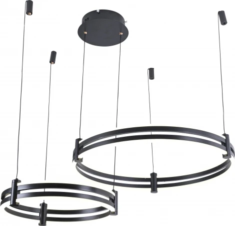 Подвесной светильник Zortes DUBLE-R ZRS.27510.02 (LED, 220V, на тросе, кольцо, IP21)