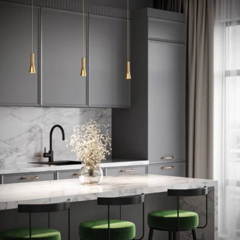 Светильник подвесной светодиодный Elektrostandard Pino 50311 LED 5W 4000K золотой (220V)