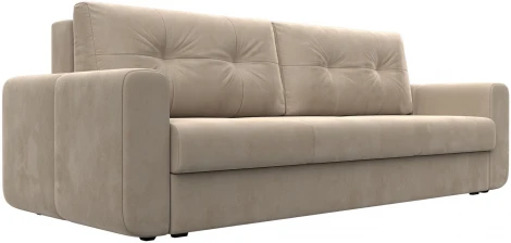 Диван прямой Лига-031 (Бежевый/Велюр) Лига Диванов арт.121253