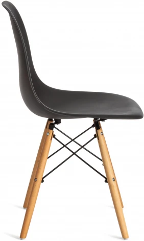 Стул CINDY (EAMES) (mod. 001) / 1 шт. в упаковке (Дерево бук,Металл,Пластик /Черный)