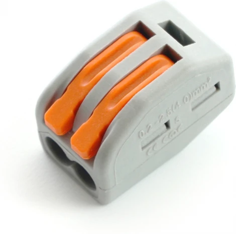 Клемма рычажковая 2-х проводная Stekker 32396