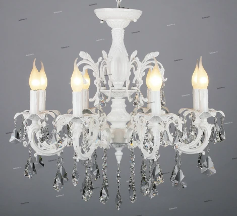 Подвесная люстра Omnilux Catanzaro OML-30807-08 (220V, на цепи, подсвечник, свеча)