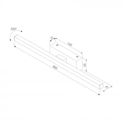 Подсветка для картин светодиодная Elektrostandard Rino 40157/LED (a071223)