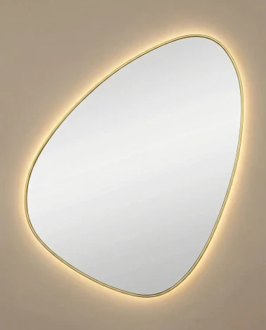 Sten S LED Gold Зеркало в раме с подсветкой Art-Zerkalo SM119LGL 13902