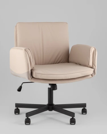 Кресло офисное TopChairs Foldo с откидными подлокотниками бежевое TopChairs УТ000042106