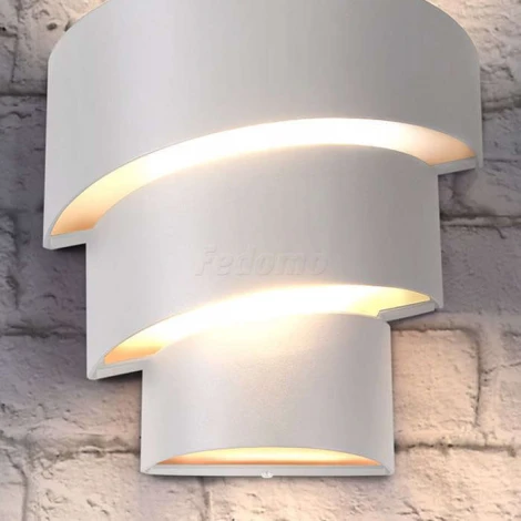 Настенный светодиодный светильник уличный 1535 белый Elektrostandard Helix TECHNO LED