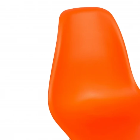 Стул Сindy Eames/Синди Имс] (мод. 001)/1 шт. в упаковке дерево бук/металл/сиденье пластик, 51х46х82.5см, оранжевый Tetchair 14214
