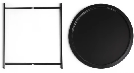Журнальный столик-поднос Woodville Tray 47х51 black 15392