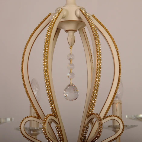 Подвесная люстра Abrasax Petra 3004/8P (220V, на цепи, свеча)