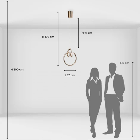Подвесной светильник DeMarkt Аурих 108010701