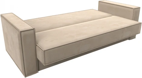 Диван-книжка Куба (Бежевый/Велюр) Лига Диванов арт.122039