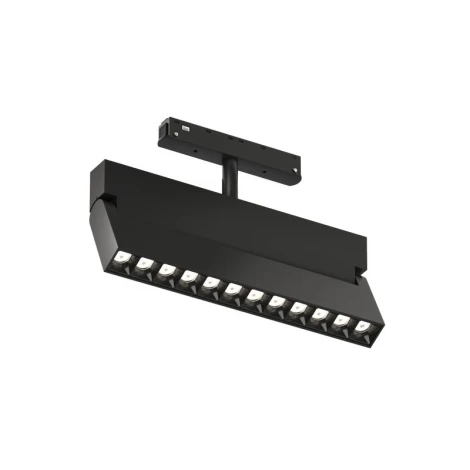 Трековый светильник низковольтный светодиодный 48V 12W Denkirs SMART 48V GRILL | СМАРТ 48V ГРИЛЬ DK8506-BK