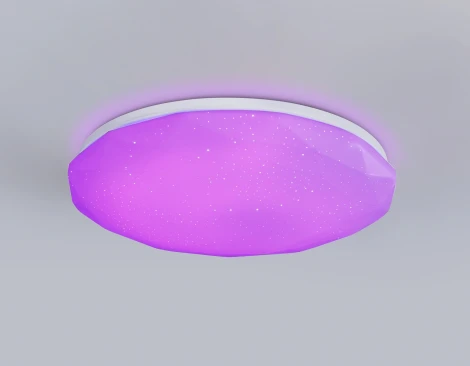 Потолочный светильник RGB круглый светодиодный с пультом Ambrella ORBITAL FZ417 (220V, круглые)