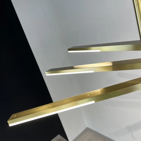 Потолочная люстра на штанге Orton На 3 D96 Gold Imperiumloft 241024-26 (241024-26) (LED, 220V)