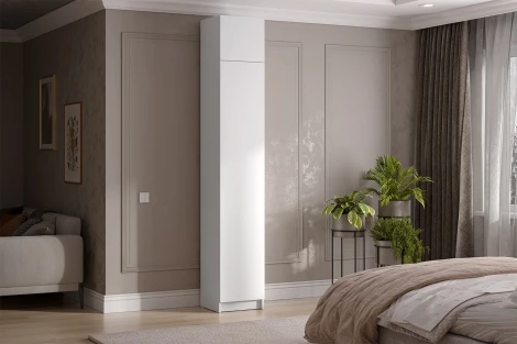 Шкаф Арника верхний Бали (400), Белый