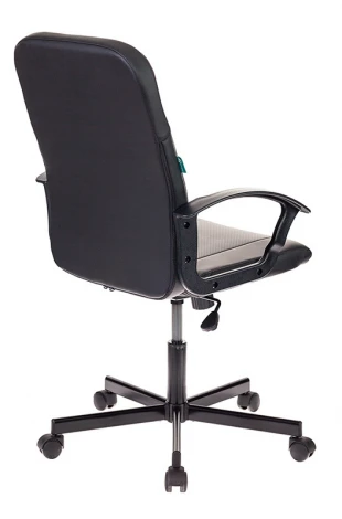 Кресло Бюрократ CH-551 черный Leather Black эко.кожа крестовина металл черный