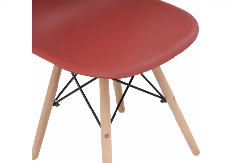 Пластиковый стул Woodville Eames PC-015 bordeaux 11896