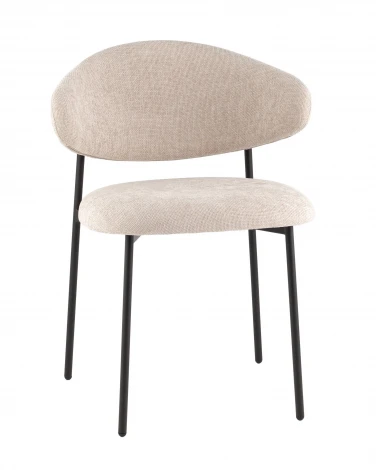 Стул Evan шенилл бежевый Stool Group УТ000042349