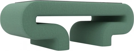 Стол Волна (Зеленый/Рогожка) Лига Диванов арт.125375