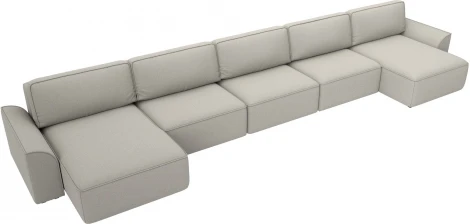 Диван п-образный Лига-048 НПБ МегаЛонг Лига Диванов (Рогожка) арт.128314