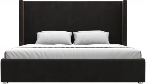 Кровать интерьерная Ларго 200 (Коричневый/Велюр) Лига Диванов арт.120747