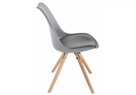 Обеденный стул Woodville Bonito серый 11328