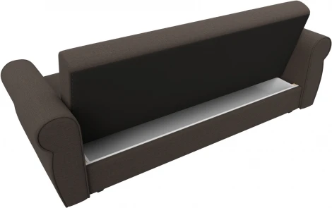 Диван-книжка Лига-019 (Коричневый/Рогожка) Лига Диванов арт.124989