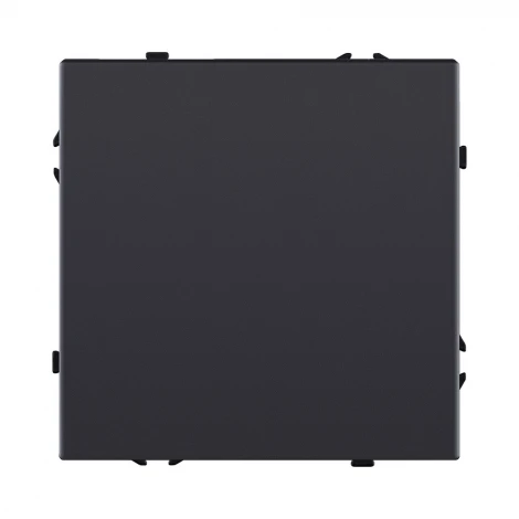 Выключатель 1-клавишный перекрестный 10А/250В черный матовый Kollinger Eclipse EC-003BK